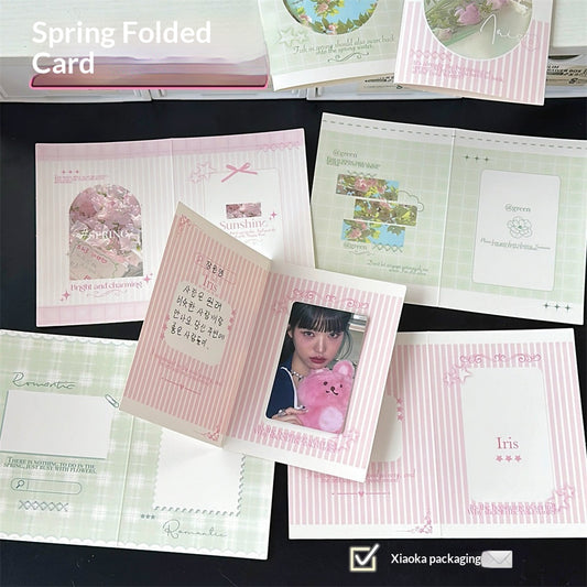Tarjeta de Felicitación Romántica Plegable con Diseño Instagram - Image 2