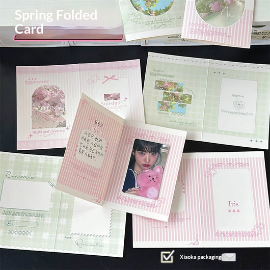 Tarjeta de Felicitación Romántica Plegable con Diseño Instagram - Image 2