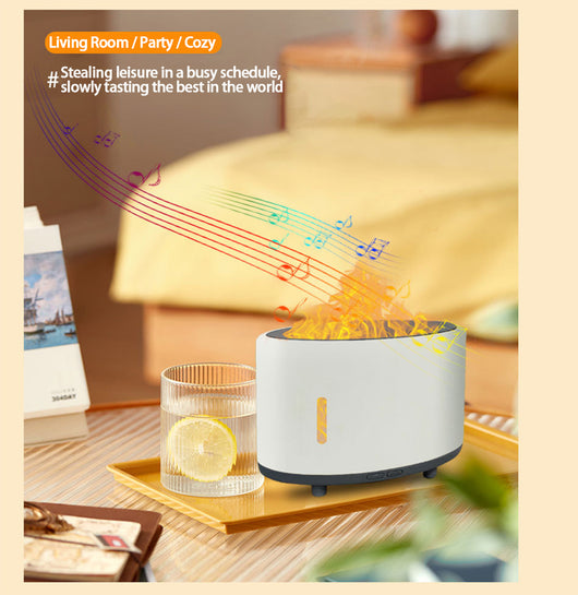 Humidificador Aromático con Llama LED, Control Bluetooth y Difusor 150ml - Image 12