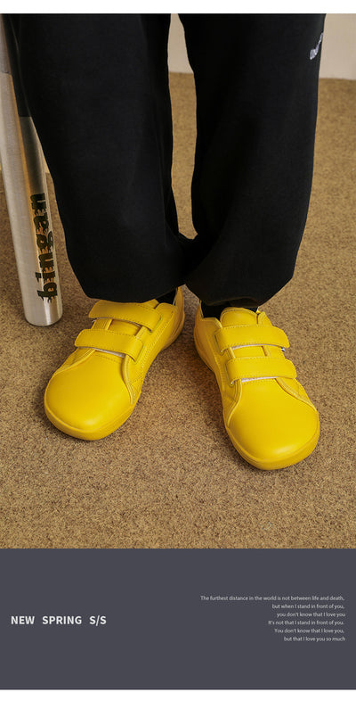 Zapatos Casuales de Cuero Ancho con Velcro para Hombre y Mujer Talla Grande - Image 37
