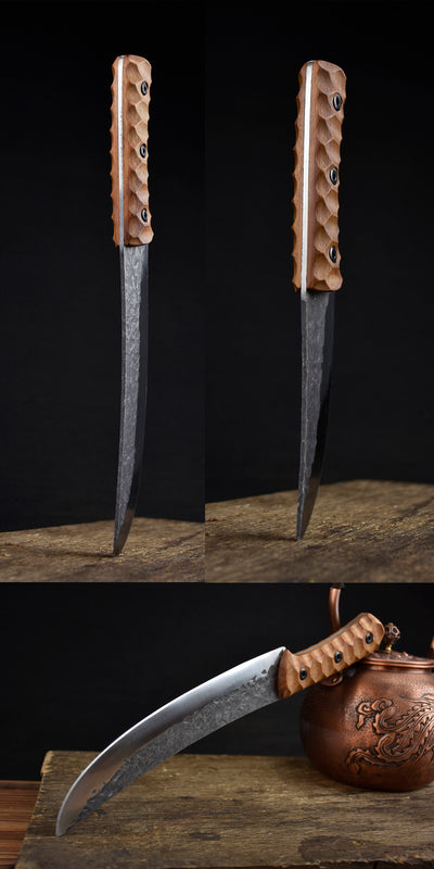 Set de 3 Cuchillos de Carnicero con Mango de Palo de Rosa - Image 14