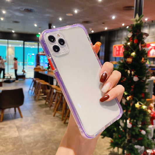 Funda iPhone 12 ProMax Bicolor con Borde Recto Protector - Image 17