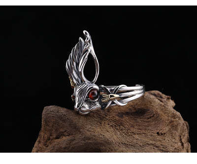 Anillo de Conejo del Zodiaco en Cristal Hecho a Mano - Estilo Hip-hop Urbano - Image 7