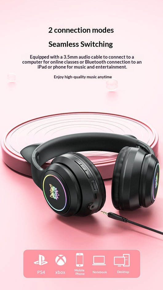 Auriculares Gaming ONIKUMA B90 con RGB y Bluetooth - Image 20