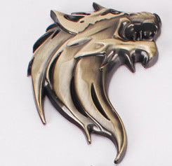 Emblema Totem Cabeza de Lobo - Adhesivo Metálico para Auto - Image 16