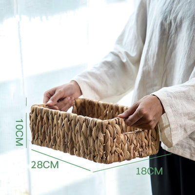 Cesta de Almacenamiento Tejida Estilo Japonés - Organizador de Paja Natural - Image 6