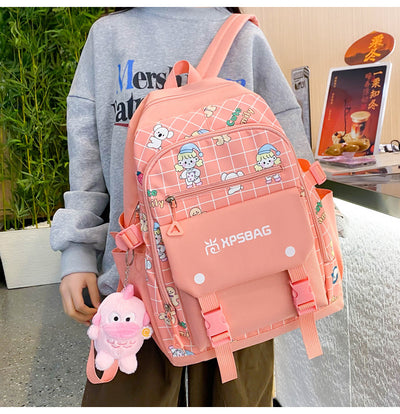 Mochila Escolar Primaria para Niñas - Set de Cuatro Piezas - Image 26