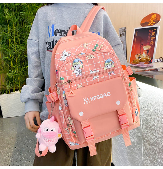 Mochila Escolar Primaria para Niñas - Set de Cuatro Piezas - Image 26