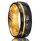 European And American Two-tone Damascus Steel Ring As Shown In The Figure US 7