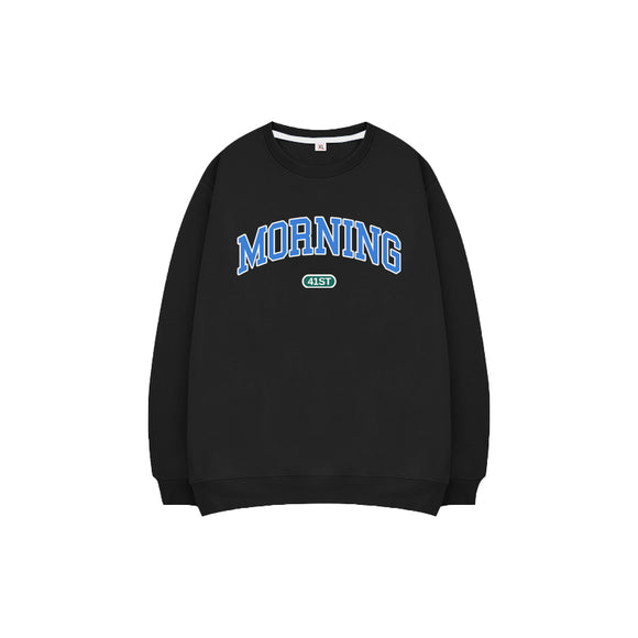 Suéter Cuello Redondo Estilo Street Unisex - Oversized Cómodo para Parejas