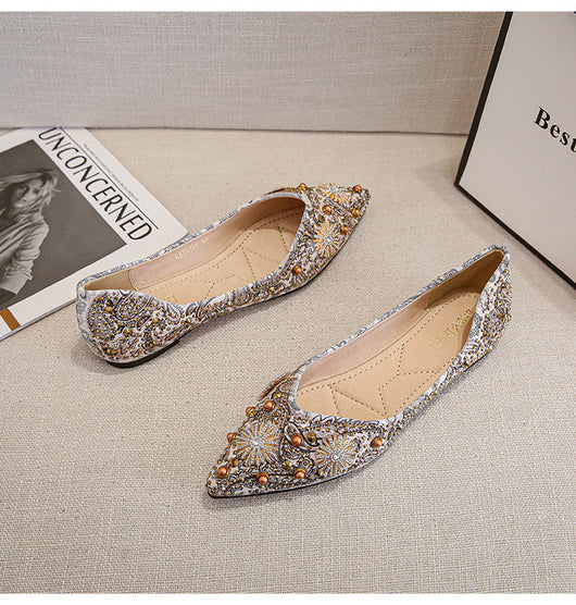 Zapatos Planos Mujer con Pedrería y Remaches - Nuevo Estilo Elegante - Image 19
