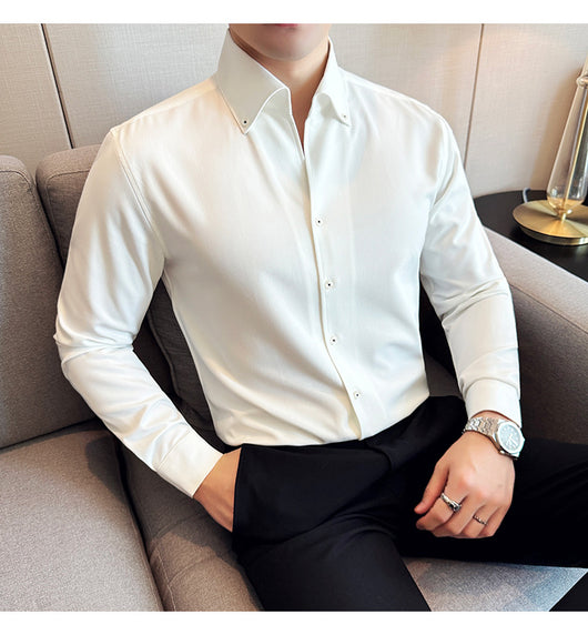 Camisa Denim de Manga Larga para Hombre - Image 32