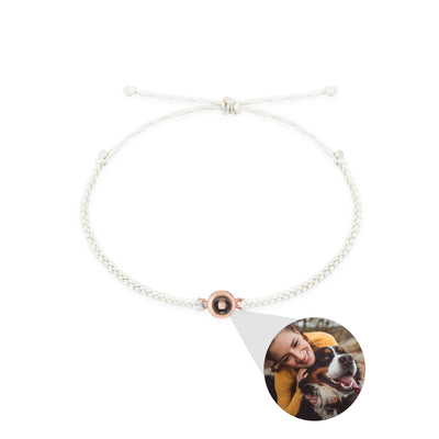 Pulsera de Proyección de Foto Personalizada Tejida a Mano - Joya de Pareja para Hombre y Mujer - Image 48
