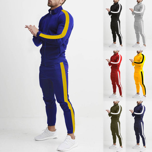 Conjunto Deportivo con Capucha y Combinación de Colores Personalizada para Hombre - Image 13