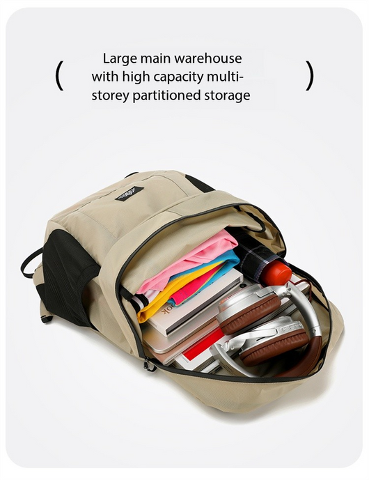 Mochila de Senderismo Ligera AZELA, Blanca para Viajes al Aire Libre con Múltiples Bolsillos y Correas Transpirables - Image 20