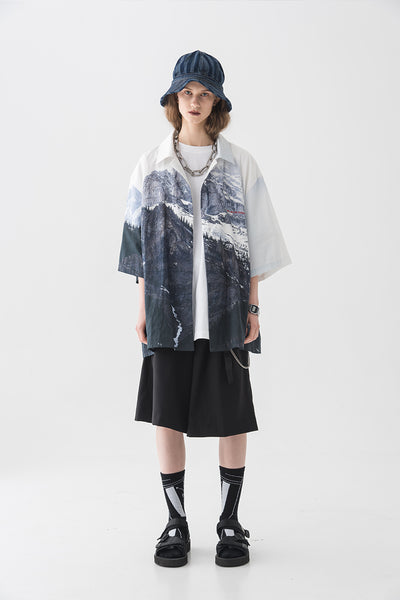 Camisa Cuello Cubano Manga Corta - Image 11