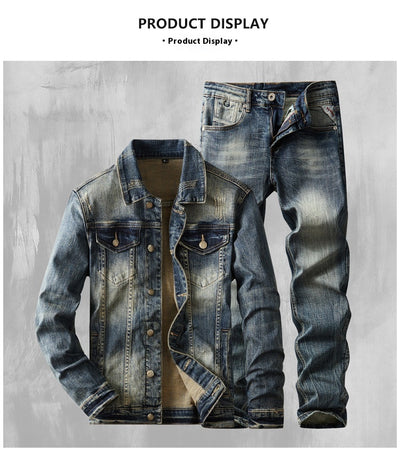 Traje de Mezclilla Elástico Versátil de Alta Calidad - Image 12