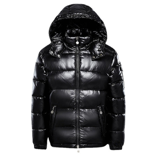 Abrigo Corto Brillante Acolchado para Hombre - Chaqueta de Plumón Térmico - Image 6