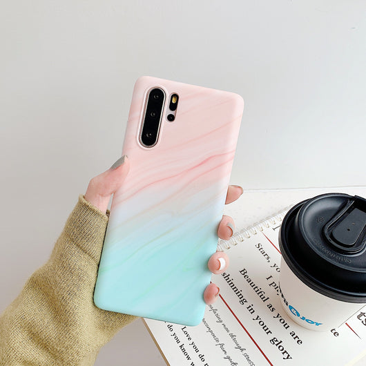 Funda de Teléfono Mármol Coral Degradado con Acabado Frosted - Image 9