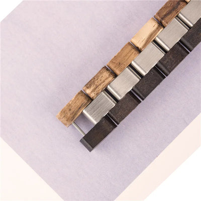 Pulsera de Madera de Sándalo con Lettering - Joya de Moda Artesanal - Image 16