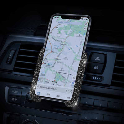 Soporte Vehicular para Celular con Salida de Aire y Detalles Diamantados - Image 15
