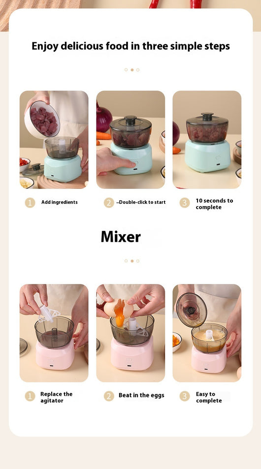 Procesador de Alimentos Eléctrico Multifunción para Carnes Picadas - Image 19