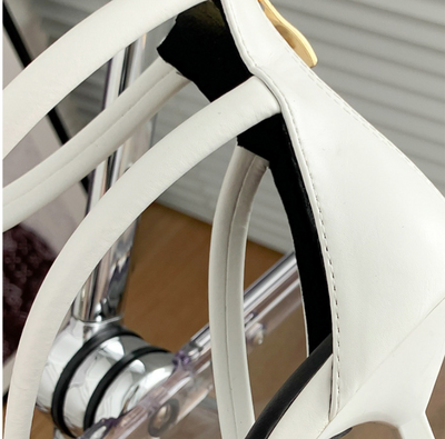 Sandalias Stiletto de Tacón Alto en Colores Sólidos para Mujer - Image 10