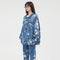 Chaqueta Denim Oversized Tie Dye con Lavado Artesanal