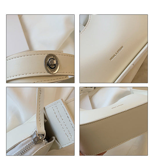 Bolso Bandolera de Tela Ancha con Diseño Moderno - Image 22