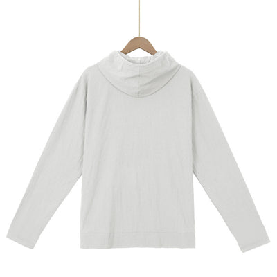 Henley con Capucha y Mangas Largas con Bolsillos Grandes - Image 48