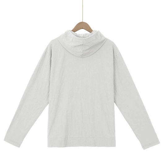 Henley con Capucha y Mangas Largas con Bolsillos Grandes - Image 48