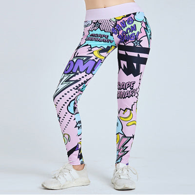 Mallas Capri de Yoga con Estampado Digital de Patrones Europeos y Americanos - Image 10