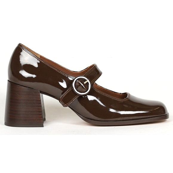 Zapatos Mary Jane para Mujer con Tacón Grueso Alto y Hebilla