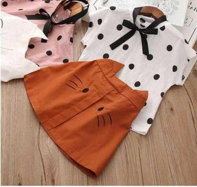 Conjunto Infantil de Verano con Blusa de Moño y Shorts - Image 21