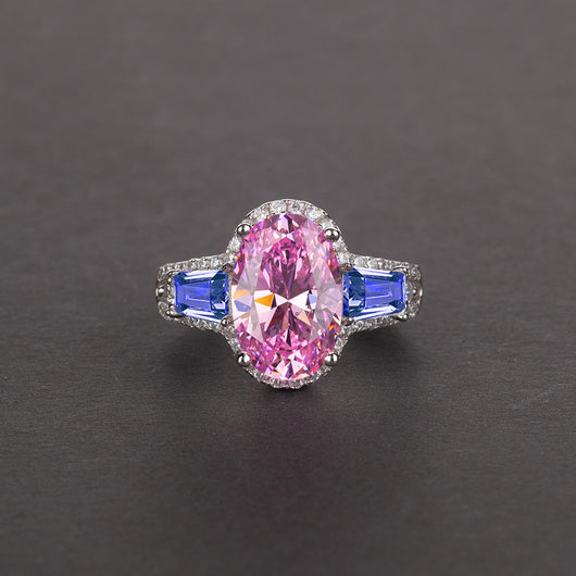 Anillo de Diamantes Simulados 8 Quilates Forma Gota Grupo 812 - Image 7