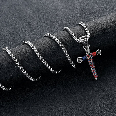 Collar Personalizado con Dije Cruz para Hombre - Image 7