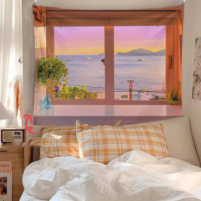 Tela de Fondo con Ventana Falsa y Paisaje 3D - Image 43