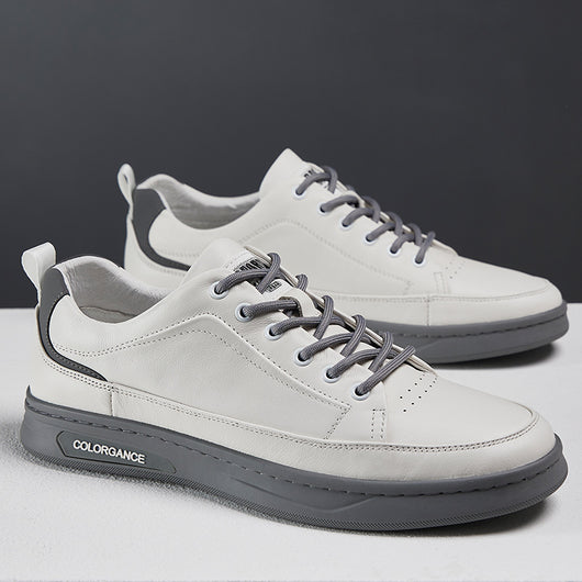Zapatos de Cuero Europeos para Hombre Verano Transpirables Sección Fina - Image 2