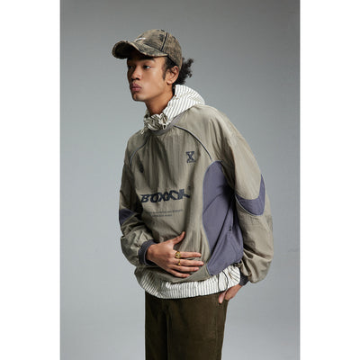 Sudadera Suelta Estilo College Retro Cuello Redondo - Image 2