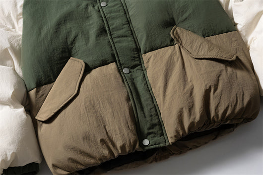 Abrigo Acolchado de Algodón con Cuello Alto - Image 22