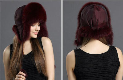 Gorro Lei Feng Coreano con Pelaje de Zorro para Otoño e Invierno - Image 17