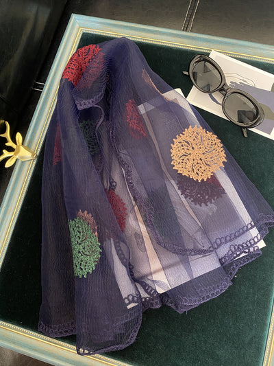 Pañuelo Coreano Bordado Versátil para Cualquier Ocasión - Image 17