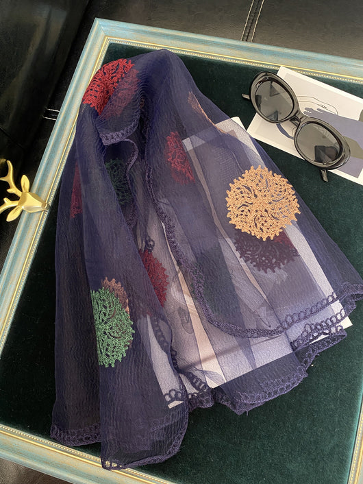 Pañuelo Coreano Bordado Versátil para Cualquier Ocasión - Image 17