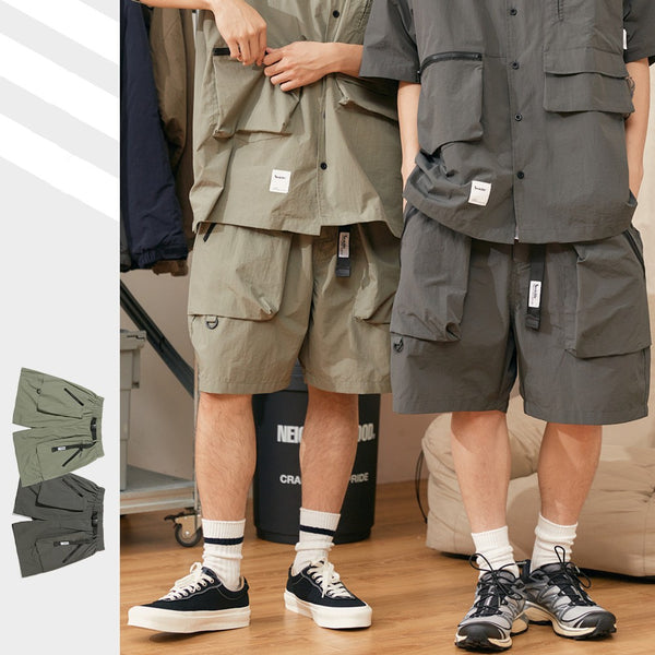 Shorts Casuales Sueltos para Hombre con Bolsillos