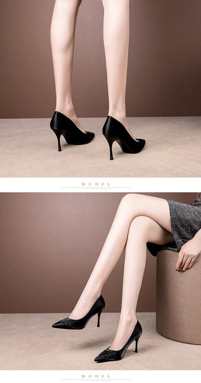 Zapatos de Tacón Stiletto para Mujer - Punta Fina y Boca Baja - Image 8