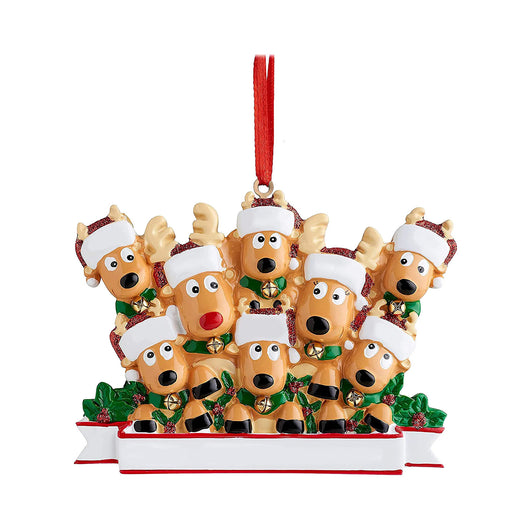 Adorno Navideño Familia de Renos Tiernos para el Hogar - Image 8