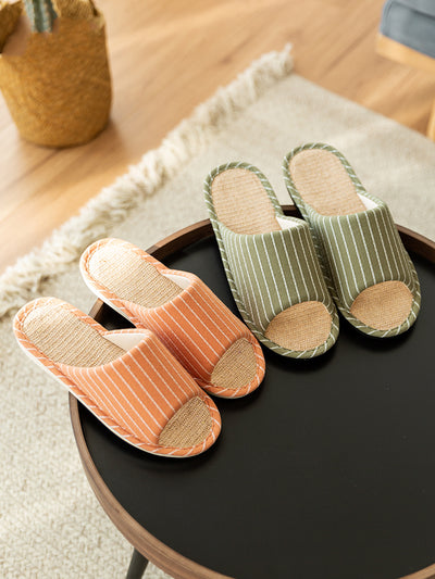 Pantuflas de Algodón y Lino - Cómodas, Transpirables y Antideslizantes - Image 9