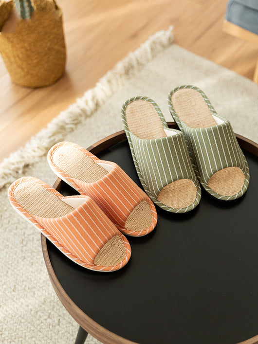 Pantuflas de Algodón y Lino - Cómodas, Transpirables y Antideslizantes - Image 9