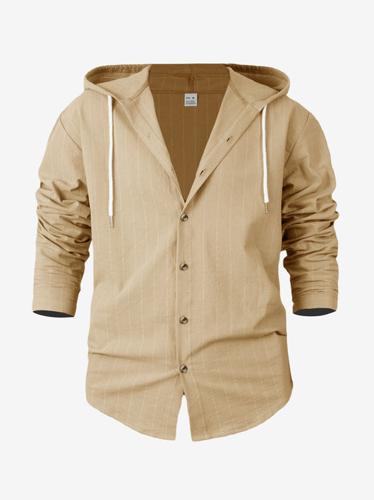 Cardigan Slim Fit con Capucha para Hombre - Casual y Versátil - Image 26