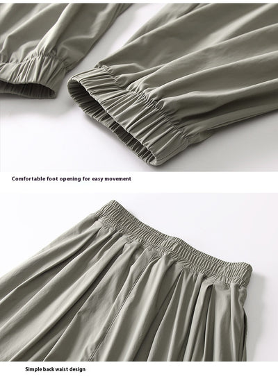 Pantalones Drapeados con Efecto Fresco y Encaje Trendy - Image 17